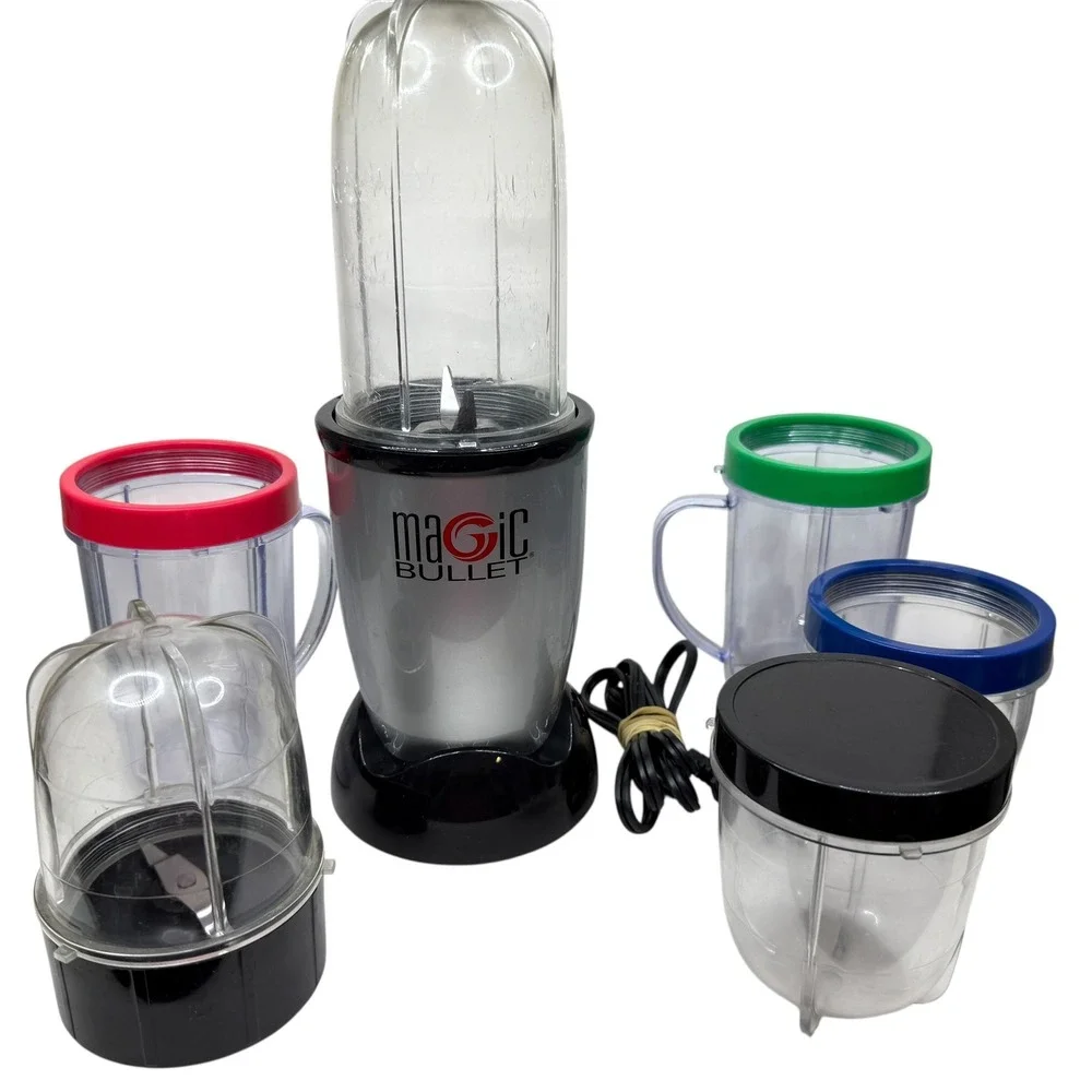 Magic Bullet MB1001 Blender System 250W with Multiple Cups & Blades Tested Works